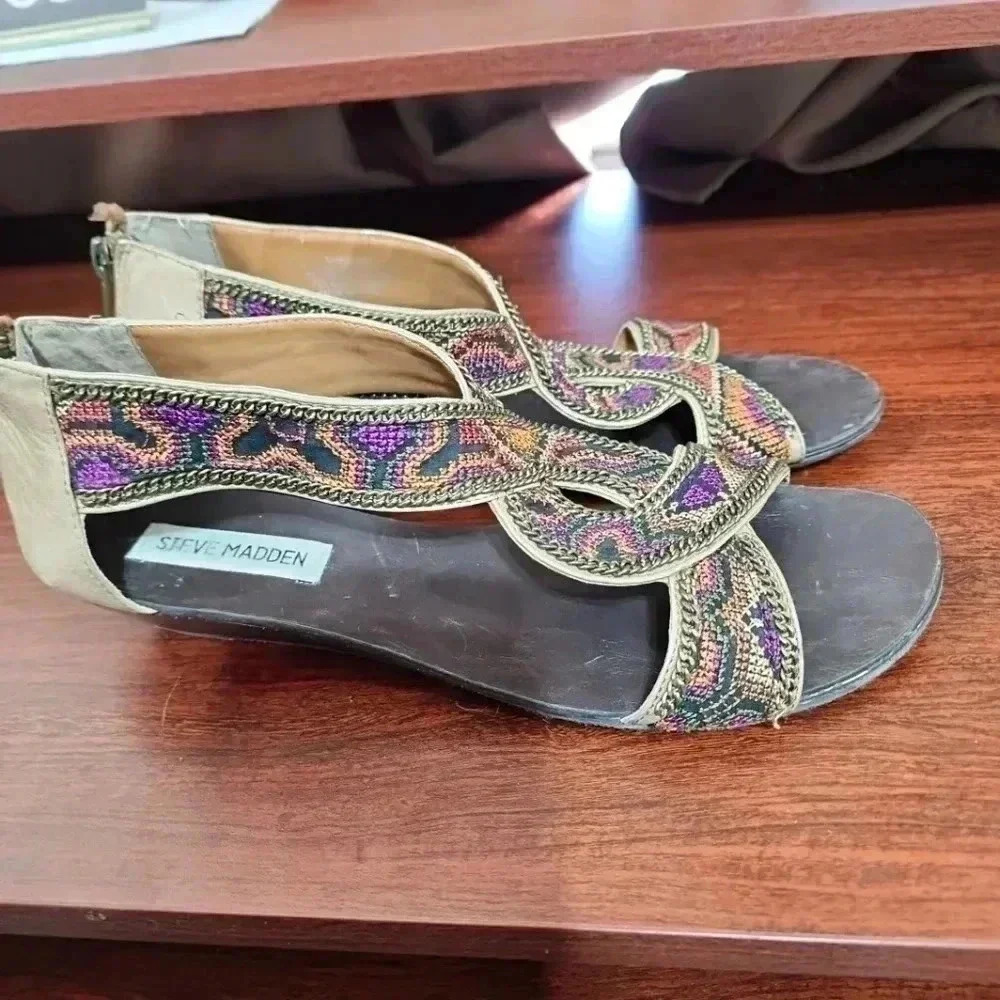 Steve Madden Kaboo Sandals Size 9 - Picture 7 of 11